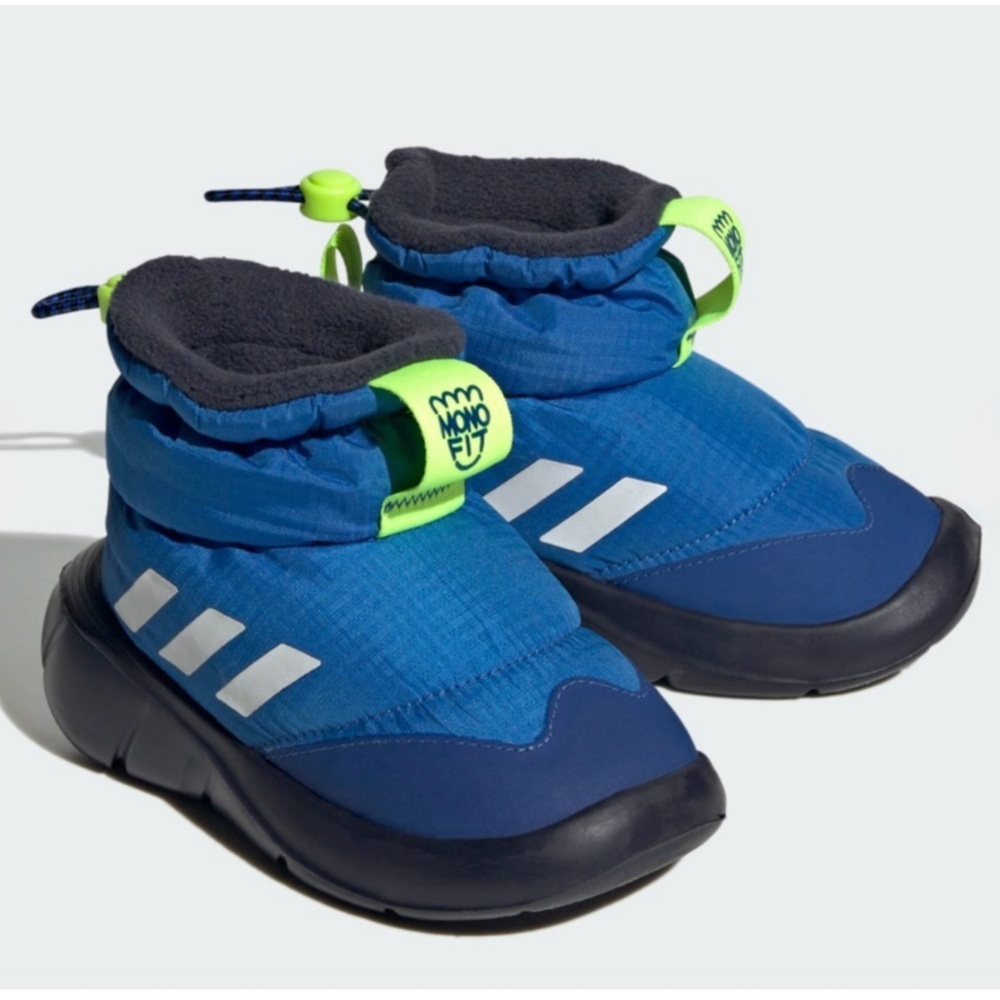 Adidas Monofit  Blue Slip-On Boots
